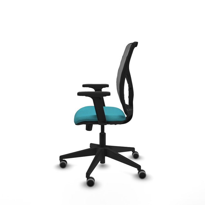 PIQUERAS Y CRESPO Silla de oficina Motilla con mecanismo Sincro/Traslack, Turquesa y Gris PIQUERAS Y CRESPO Silla de oficina Motilla con mecanismo Sincro/Traslack, Turquesa y Gris