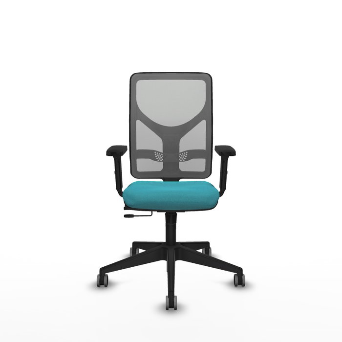 PIQUERAS Y CRESPO Silla de oficina Motilla con mecanismo Sincro/Traslack, Turquesa y Gris PIQUERAS Y CRESPO Silla de oficina Motilla con mecanismo Sincro/Traslack, Turquesa y Gris