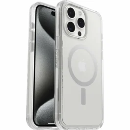 OtterBox Symmetry Clear funda para Apple iPhone 15 Pro Max, 17 cm (6.7 pulgadas), Transparente