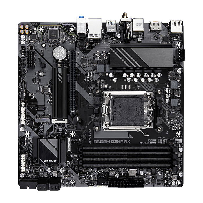 Gigabyte B650M D3HP AX Micro ATX AMD B650 AM5 DDR5