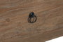 DKD Home Decor Consola de Teca Reciclada con 4 Cajones 220x80x78