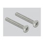 DeLOCK Cubierta para manejo de cables 86 x 86 mm con tiras de cepillo blanco