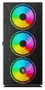 Savio Raptor X1 Torre ATX Mid-Tower, Cristal Templado, 4 Ventiladores ARGB, USB 3.0, E-ATX