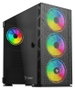 Savio Raptor X1 Torre ATX Mid-Tower, Cristal Templado, 4 Ventiladores ARGB, USB 3.0, E-ATX