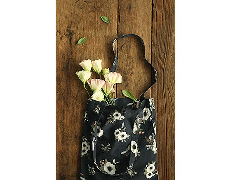 Dailylike Tela de Algodón Evening Bride Flores 1,60m x 3m