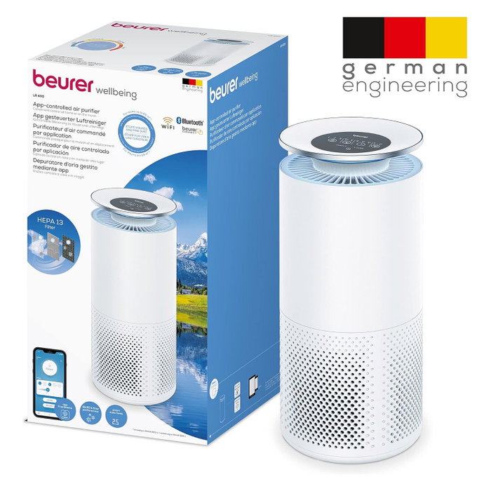Beurer LR 400 Purificador de Aire con Bluetooth y Wifi