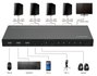 MicroConnect Conmutador KVM HDMI 4K@60Hz 4x1 MC-HDMIKVM0401-4K