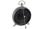 DKD Home Decor Reloj Sobremesa Tradicional Gris Negro 10 x 21 x 16 cm (2 Unidades)