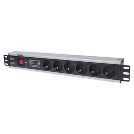 Intellinet 19" 1.5U Rackmount 6-OutputPower Distribution Unit (PDU)