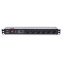 Intellinet 19" 1.5U Rackmount 6-OutputPower Distribution Unit (PDU)