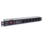 Intellinet 19" 1.5U Rackmount 6-OutputPower Distribution Unit (PDU)