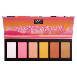 Sugar Trip Squad, Libre de crueldad, Resplandeciente, Paleta de iluminadores, 01, SQUADHP, 30 g
