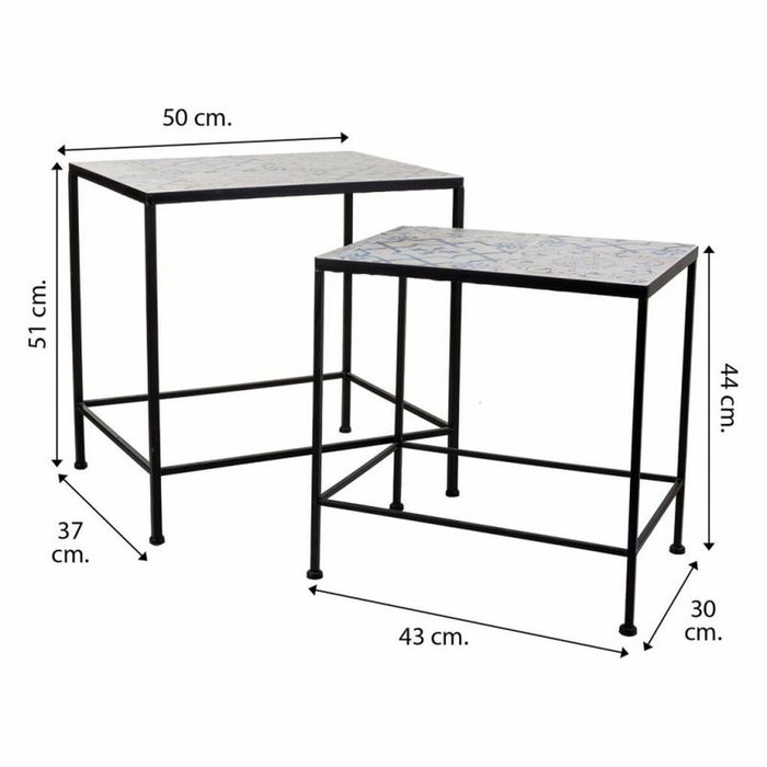 Soporte para Maceta Alexandra House Living Negro Hierro 37 x 51 x 50 cm 2 Piezas Soporte para Maceta Alexandra House Living Negro Hierro 37 x 51 x 50 cm 2 Piezas