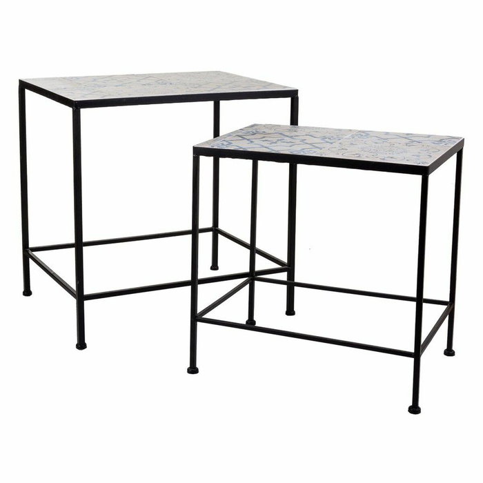 Soporte para Maceta Alexandra House Living Negro Hierro 37 x 51 x 50 cm 2 Piezas Soporte para Maceta Alexandra House Living Negro Hierro 37 x 51 x 50 cm 2 Piezas