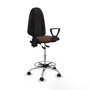 PIQUERAS Y CRESPO Taburete Aýna Marrón oscuro con mecanismo de doble maneta