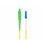 Lanberg Cable de Fibra Óptica FO-LUSA-SS11-0020-YE 2m SC/UPC a SC/UPC Amarillo