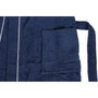 DKD Home Decor Set de Albornoz para Mujer Azul de Algodón