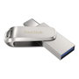SanDisk Ultra Dual Drive Luxe USB 2TB Plata