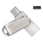 SanDisk Ultra Dual Drive Luxe USB 2TB Plata