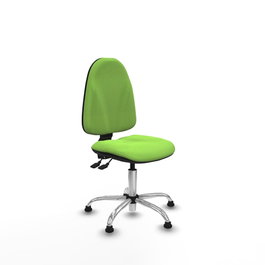 PIQUERAS Y CRESPO Silla de oficina Algarra color Pistacho con mecanismo Asincro