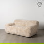Sofá 2 Plazas Beige Tejido 185 X 107 X 79,50 cm