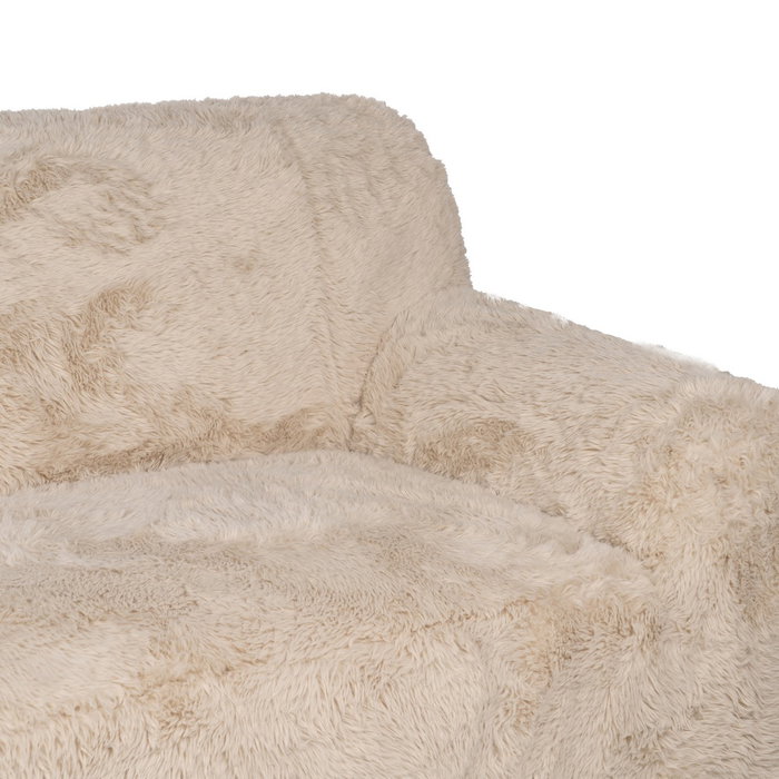 Sofá 2 Plazas Beige Tejido 185 X 107 X 79,50 cm