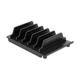 DeLOCK Soporte para 6 dispositivos (tabletas o smartphones) Negro