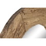 DKD Home Decor Espejo de Madera con Rueda Antigua 108x108 cm