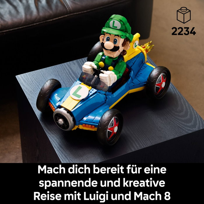 LEGO Super Mario Mario Kart: Luigi y Mach 8, 72050 LEGO Super Mario Mario Kart: Luigi y Mach 8, 72050