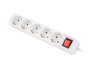 Lanberg Regleta PS1-05F-0150-W 5 Tomas Schuko Blanca 1,5m