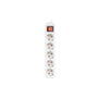 Lanberg Regleta PS1-05F-0150-W 5 Tomas Schuko Blanca 1,5m