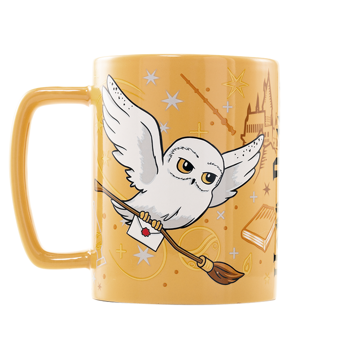 Pyramid Taza Funda de Peluche Hedwig Harry Potter 440ml Cerámica con Nylon