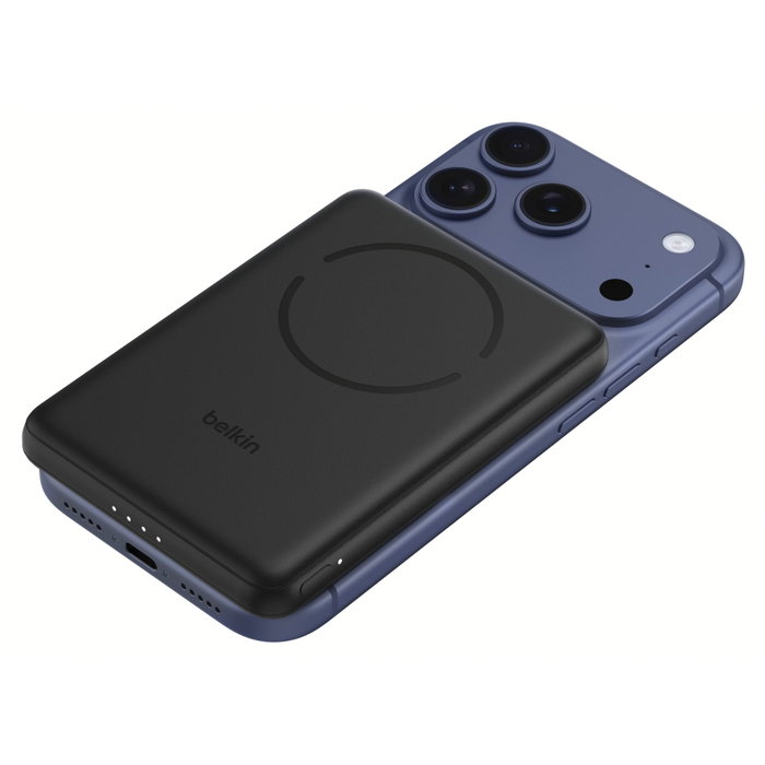 Belkin BoostCharge Slim 5000mAh Magnética con Qi2 - Negro