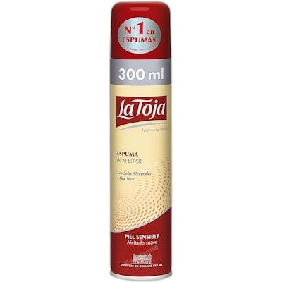La Toja Hidrotermal Espuma de Afeitar Piel Sensible Spray 250 + 50 ml