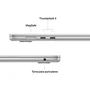 Apple MacBook Air 15,3 pulgadas M5 24GB 1TB SSD Plata