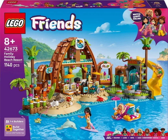 LEGO Friends Hotel de Vacaciones Familiares en la Playa 42673 LEGO Friends Hotel de Vacaciones Familiares en la Playa 42673