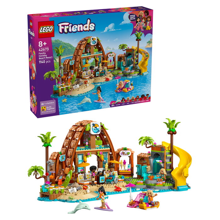 LEGO Friends Hotel de Vacaciones Familiares en la Playa 42673 LEGO Friends Hotel de Vacaciones Familiares en la Playa 42673