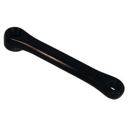 Mijnenpieper Biela Izquierda 170mm Eje Rombo Aluminio Negro - Transmisión