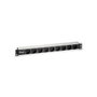 Equip Regleta de alimentación de aluminio para rack 19 pulgadas 1U con 9 tomas