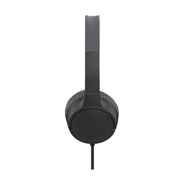 Belkin SoundForm Mini Auriculares Alámbricos para Niños, Diadema, Música y Llamadas, Negro (AUD010hqBK)