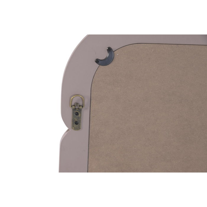 DKD Home Decor Espejo Moderno Lacado Rosa Palo 70x106 cm