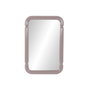 DKD Home Decor Espejo Moderno Lacado Rosa Palo 70x106 cm