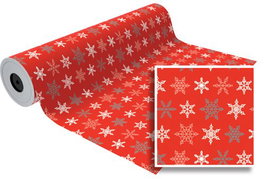 BASIKA Papel de Regalo Bobina Navidad 31 cm x 80 m (2 Kg aprox.) NV1902-D 31 CM