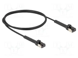 DeLOCK Cable de red Cat8.1 RJ45 Slim 1 m Negro