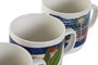 DKD Home Decor Tazas de Porcelana TEIDE 2023 Surtido de 6 Unidades
