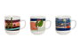 DKD Home Decor Tazas de Porcelana TEIDE 2023 Surtido de 6 Unidades