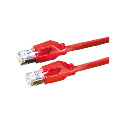 Draka Cable de parcheo Comteq S/FTP Cat6 de 2 m, Rojo Draka Cable de parcheo Comteq S/FTP Cat6 de 2 m, Rojo