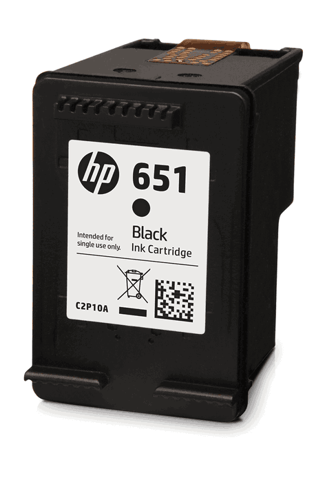 HP 651 Black Original Ink Advantage Cartridge C2P10AE