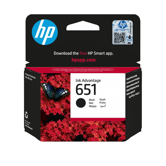 HP 651 Black Original Ink Advantage Cartridge (C2P10AE)