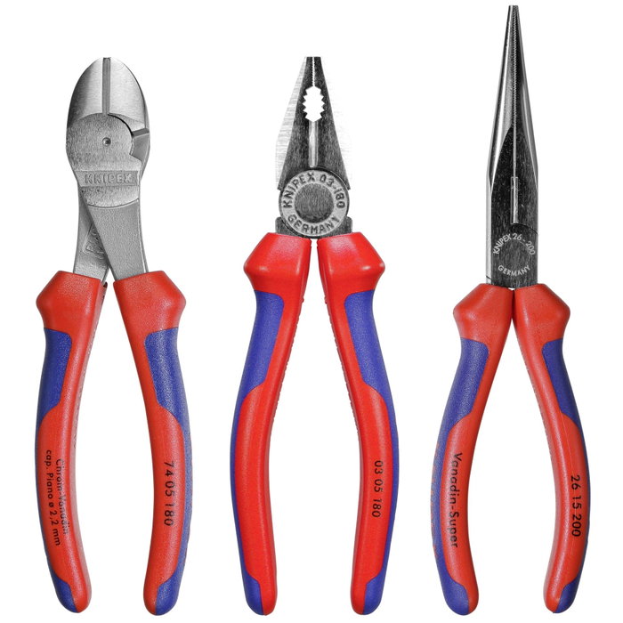 Knipex Juego de montaje de 3 piezas Knipex Juego de montaje de 3 piezas